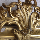 Marco dorado de espejo-Detalle Marco