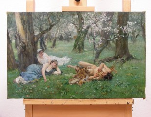 Paisaje con figuras-Tras la intervención