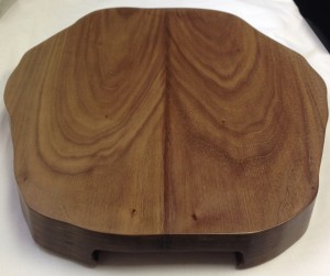 Base en madera de nogal